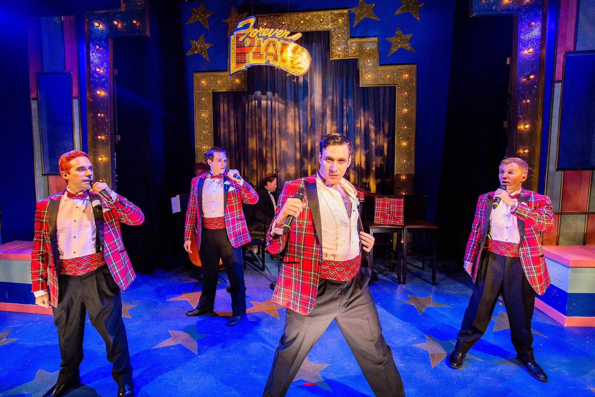 Forever Plaid performance Artistree's Grange Theatre 