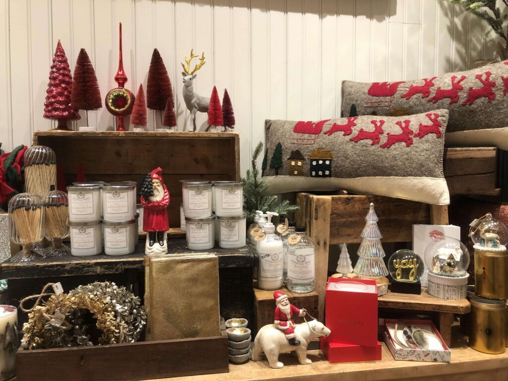 Huge selection of holiday decor.
