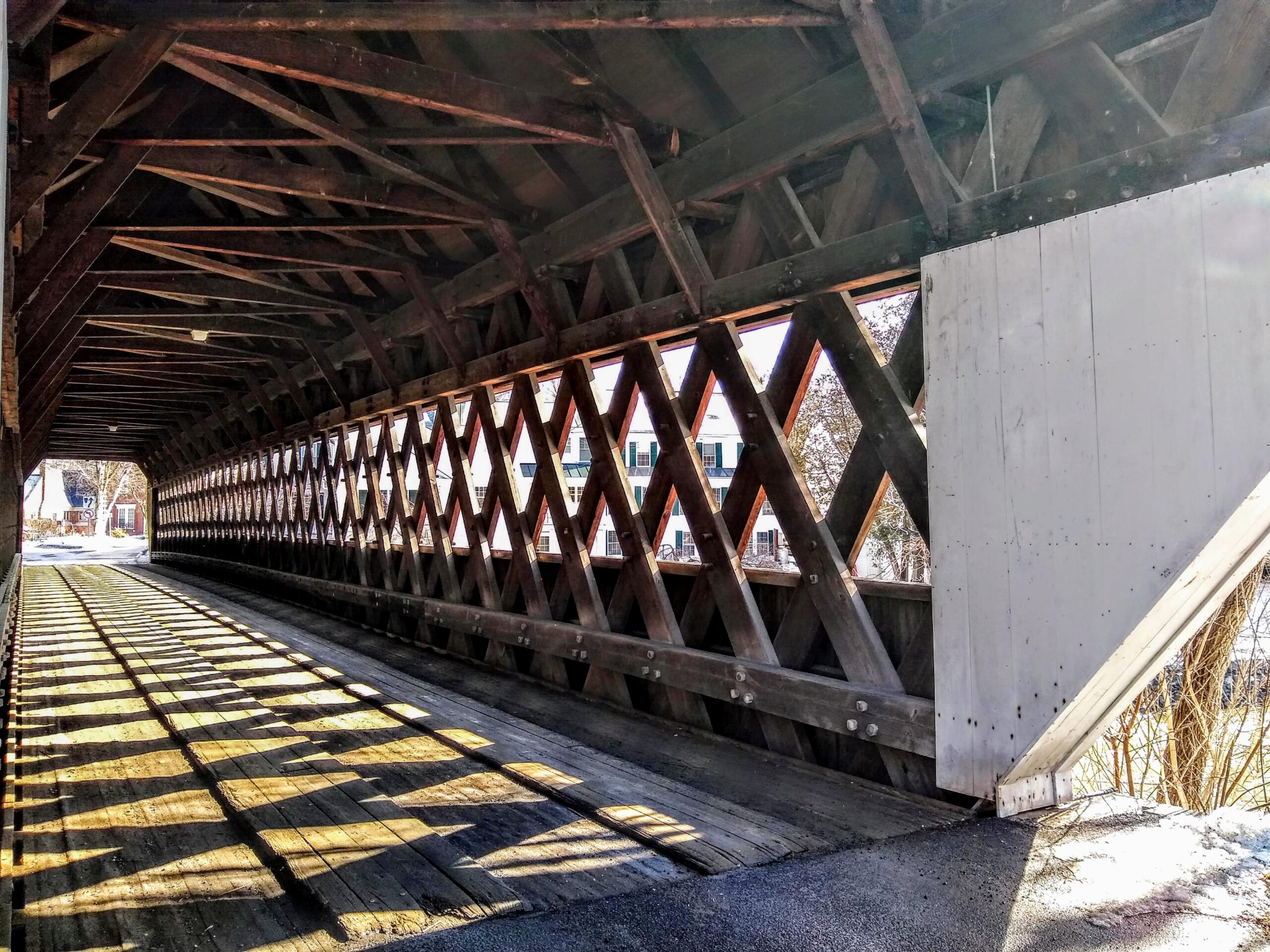 Middle Covered Bridge Inside
