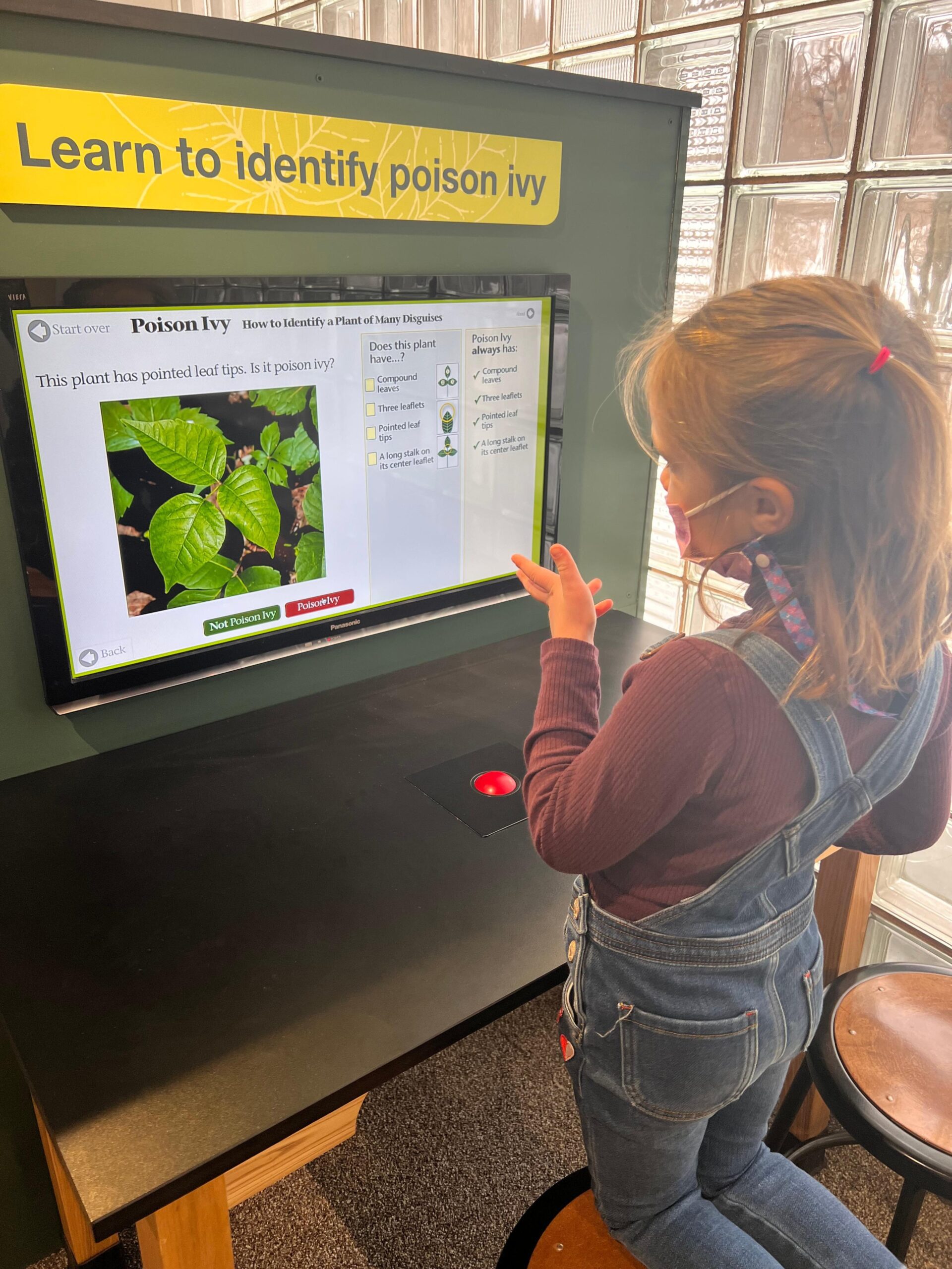 Child playing at Montshire Museum 