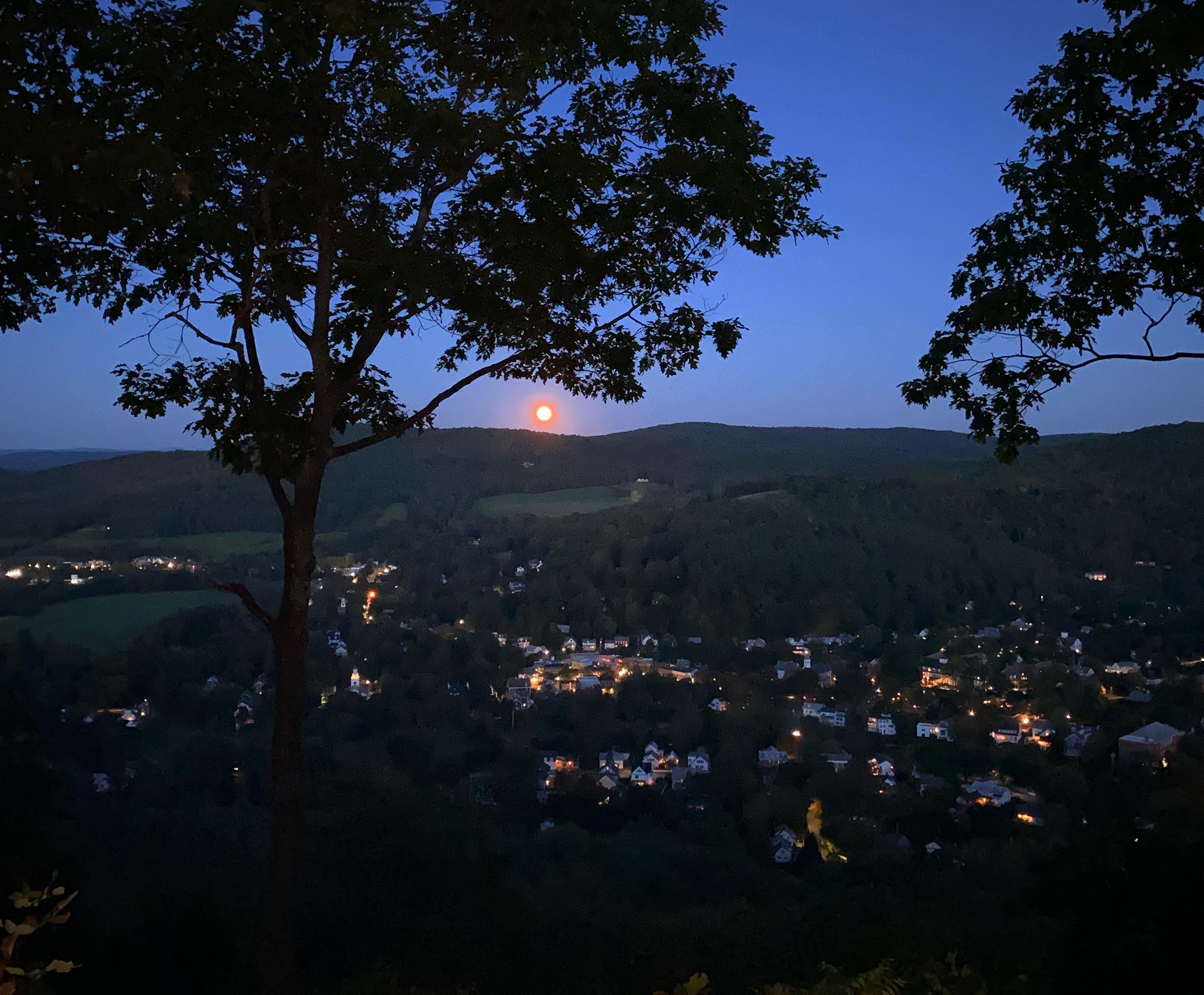 Moonlight in Woodstock VT