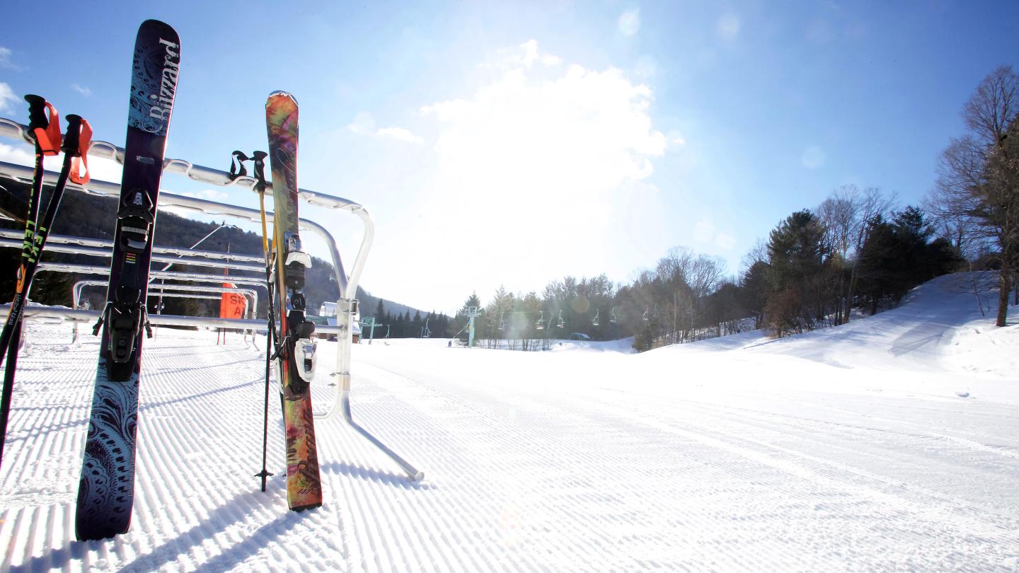 Skiing at Suicide Six Ski Area