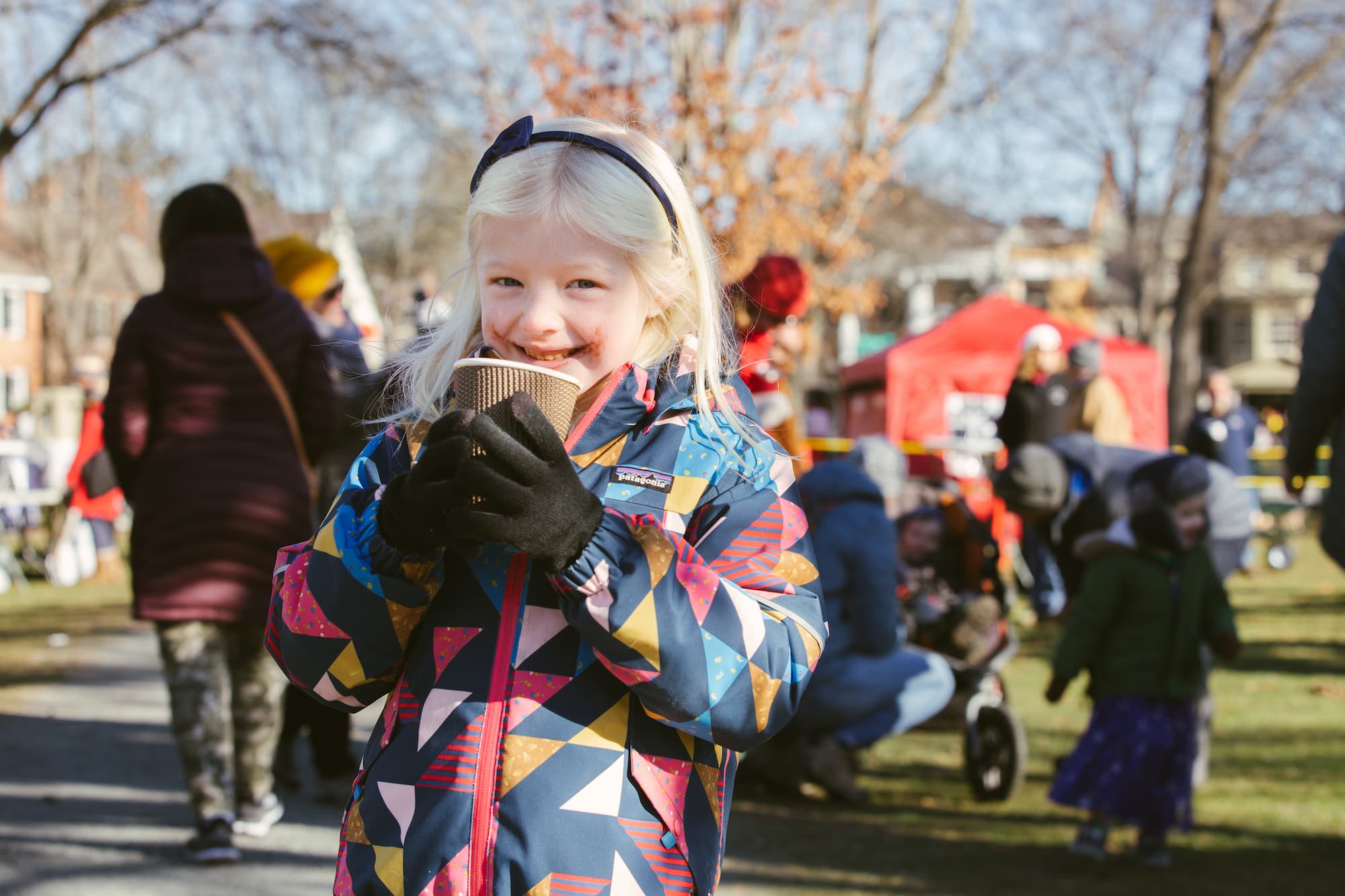 Girl Sipping Hot Cocoa