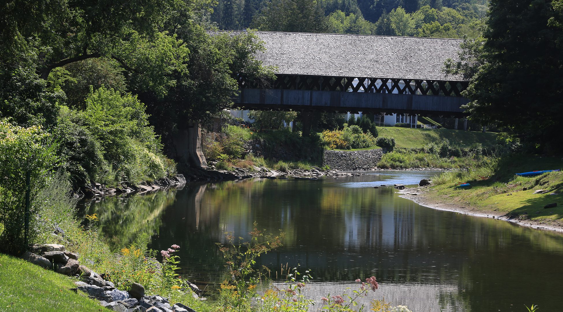Cover Bridge in Woodstock Vermont