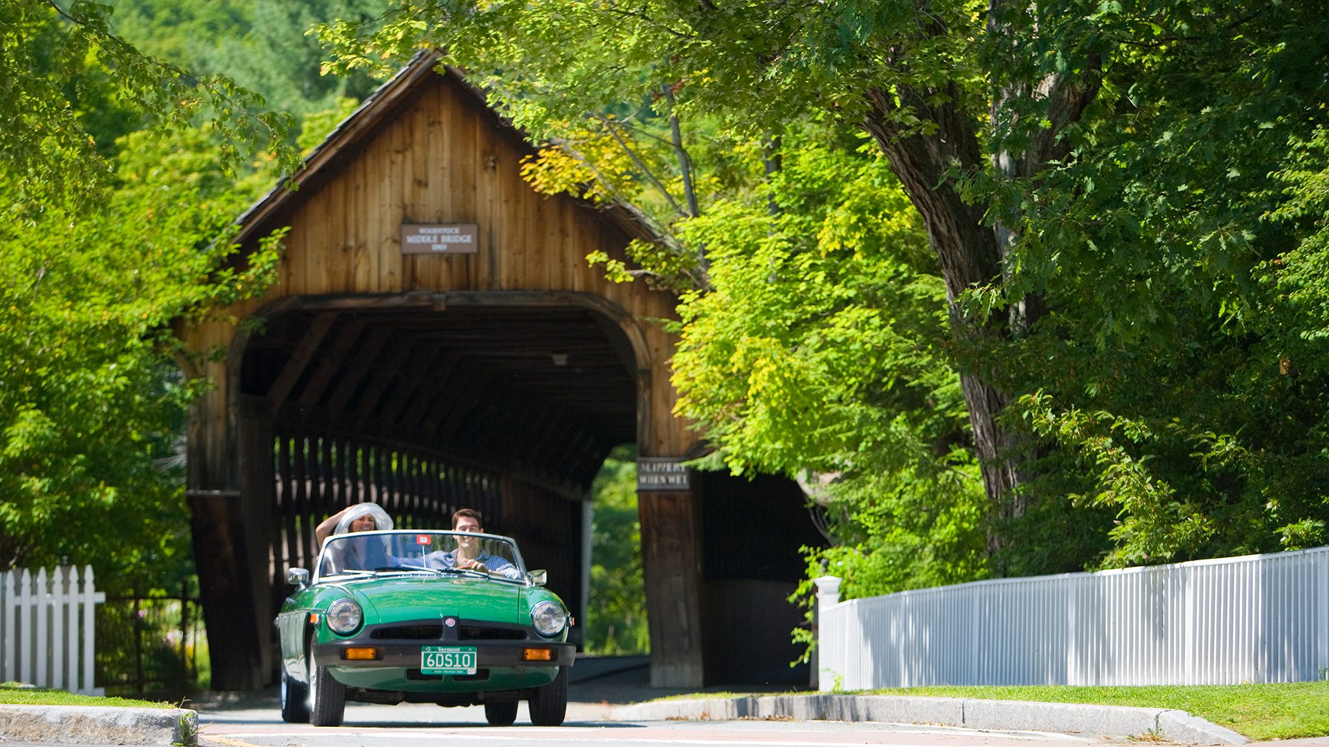 Cover Bridge of Woodstock Vermont