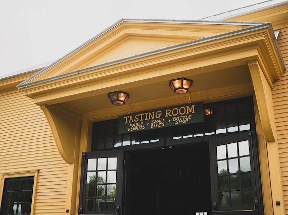 entrance to fable farm tasting room