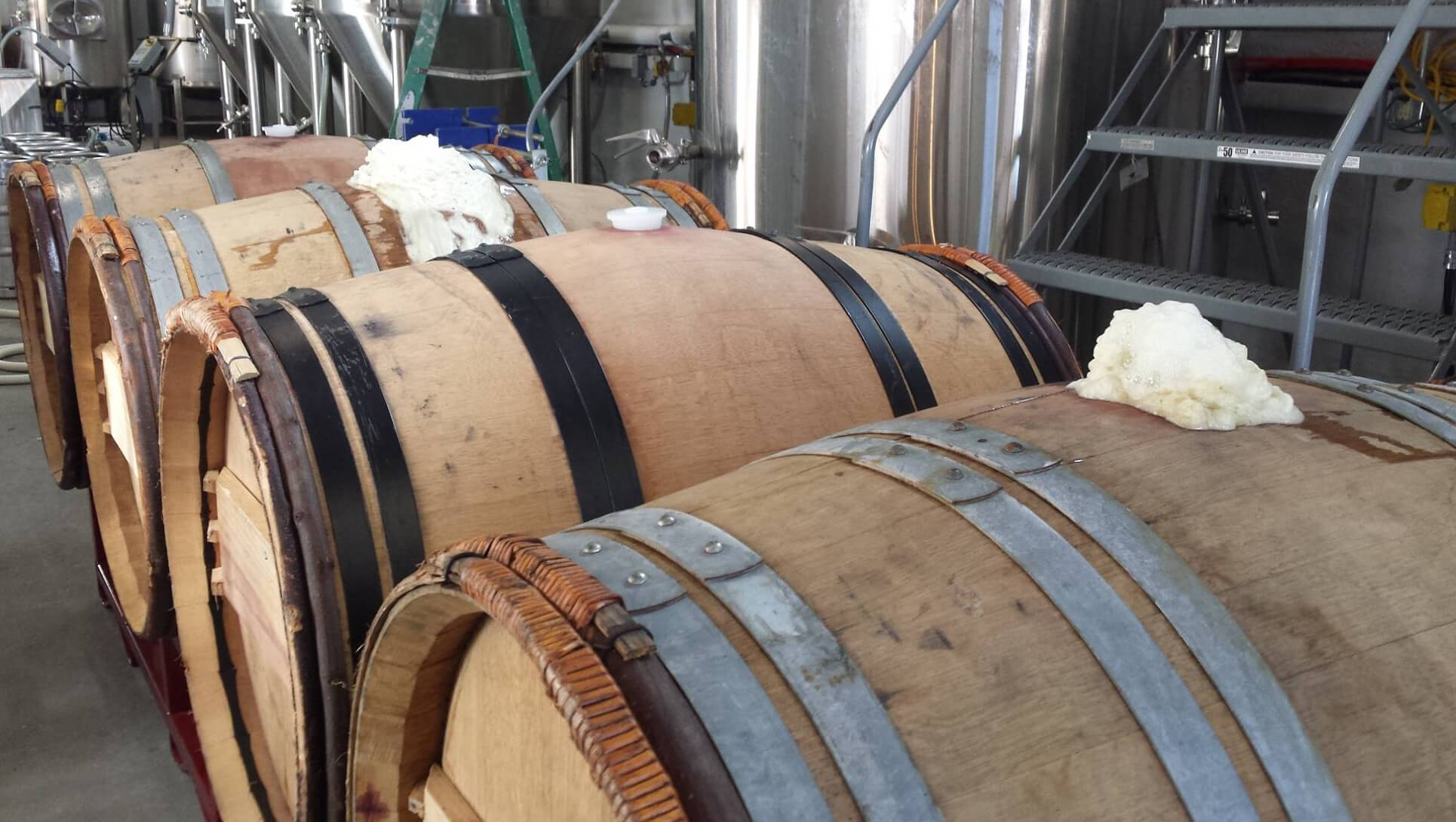 Oak fermentation at River Roost