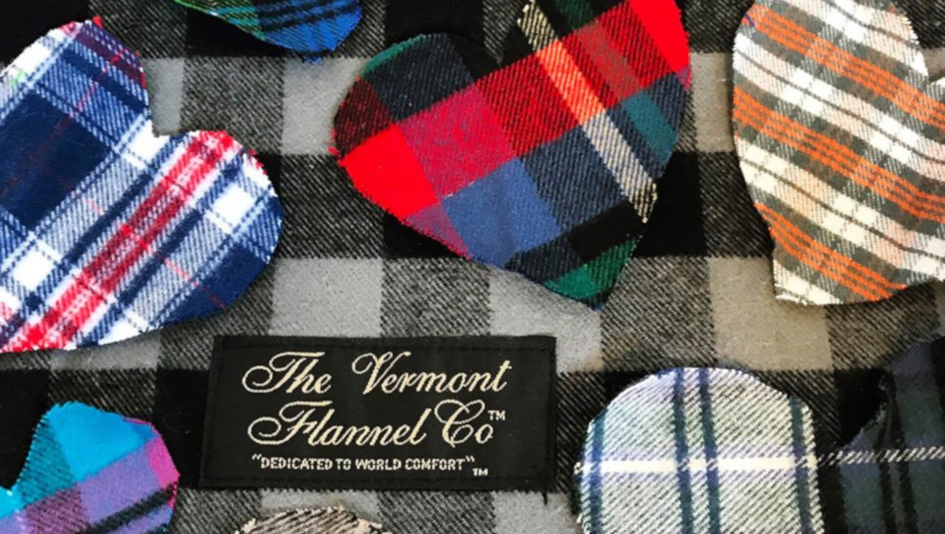 Flannel hearts Vermont Flannel Co