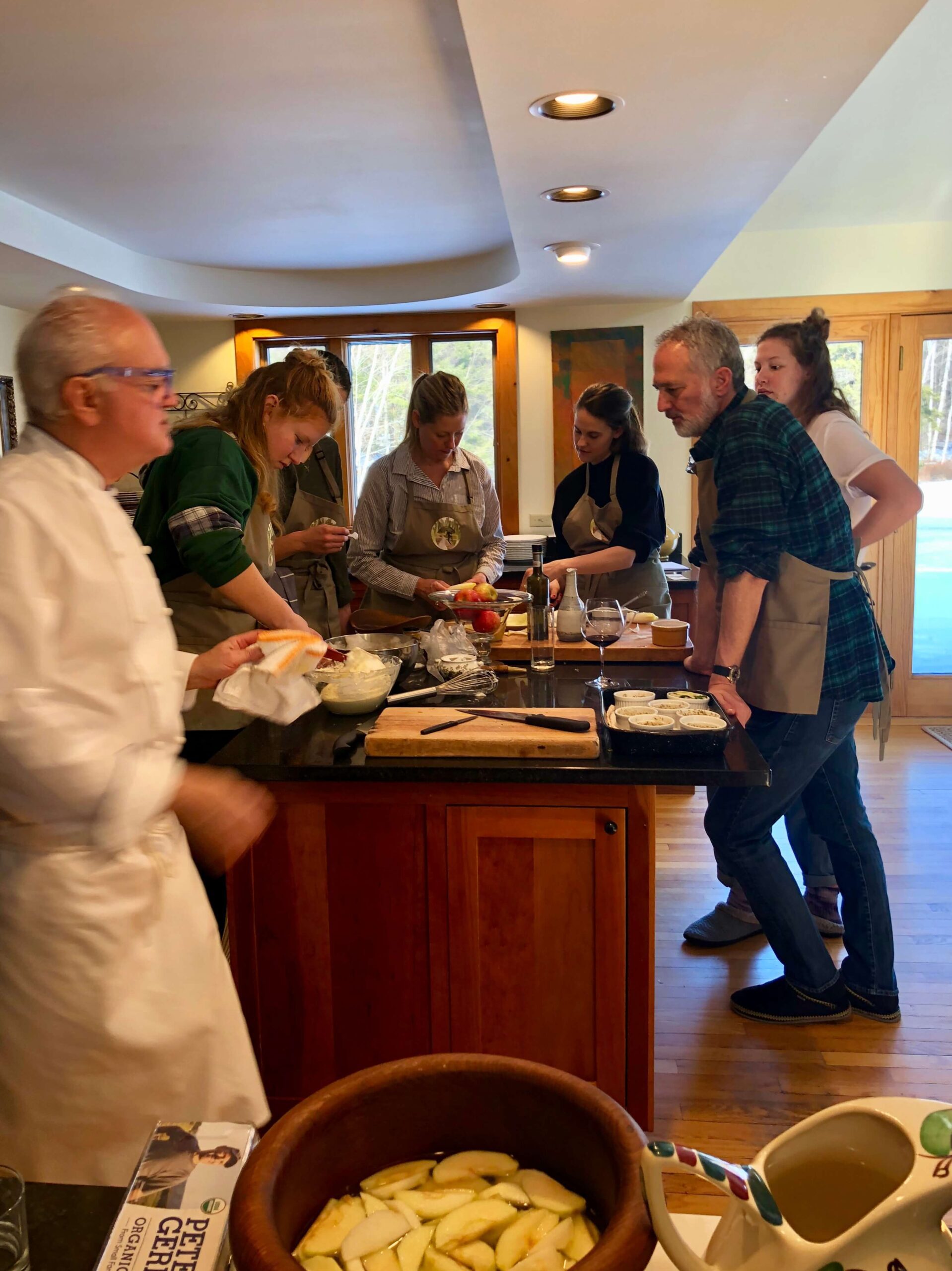 Cooking Veggies at Odyssey Events VT