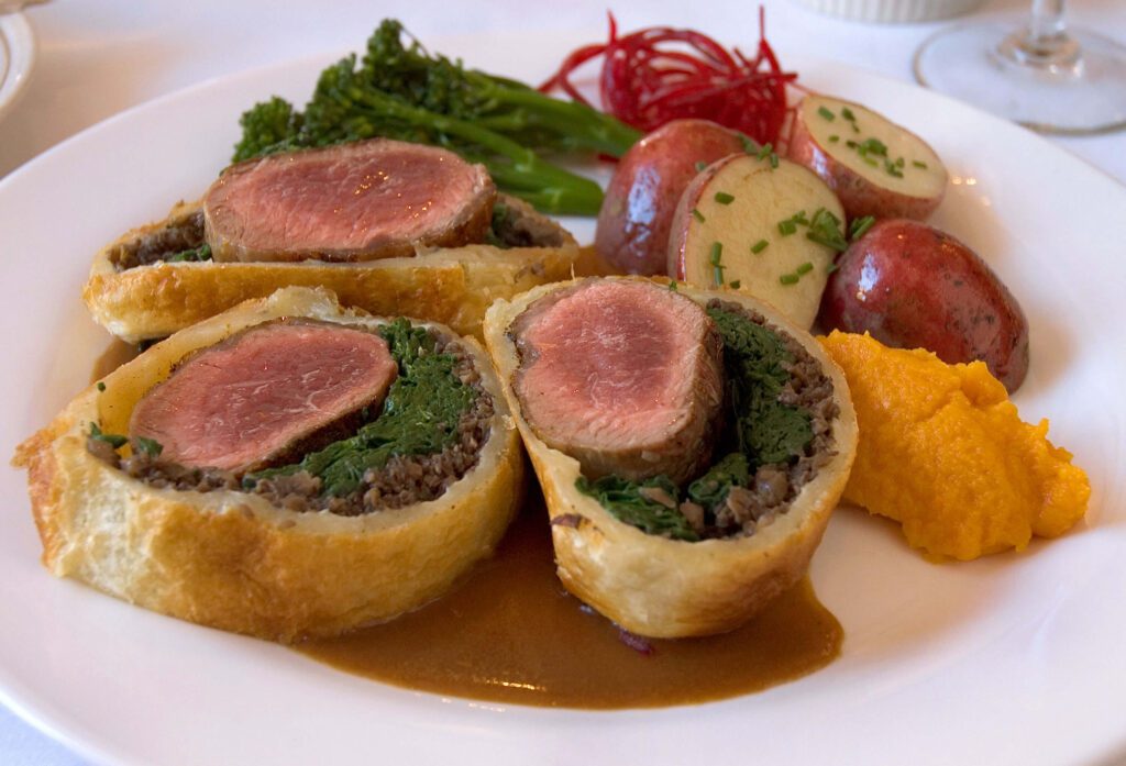 Our signature entree - Carre d'Agneau Royale.