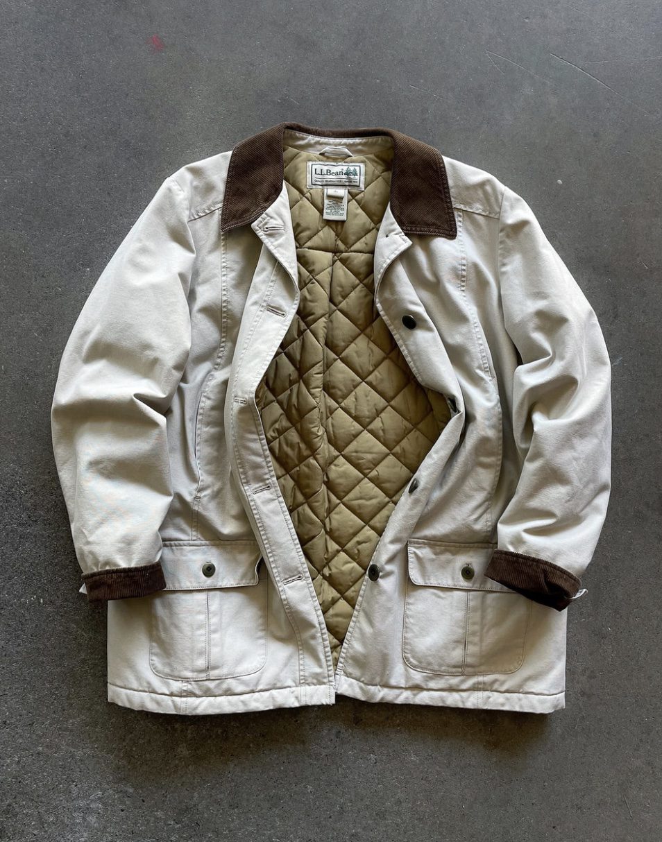 quilted lined barn coat vintage 