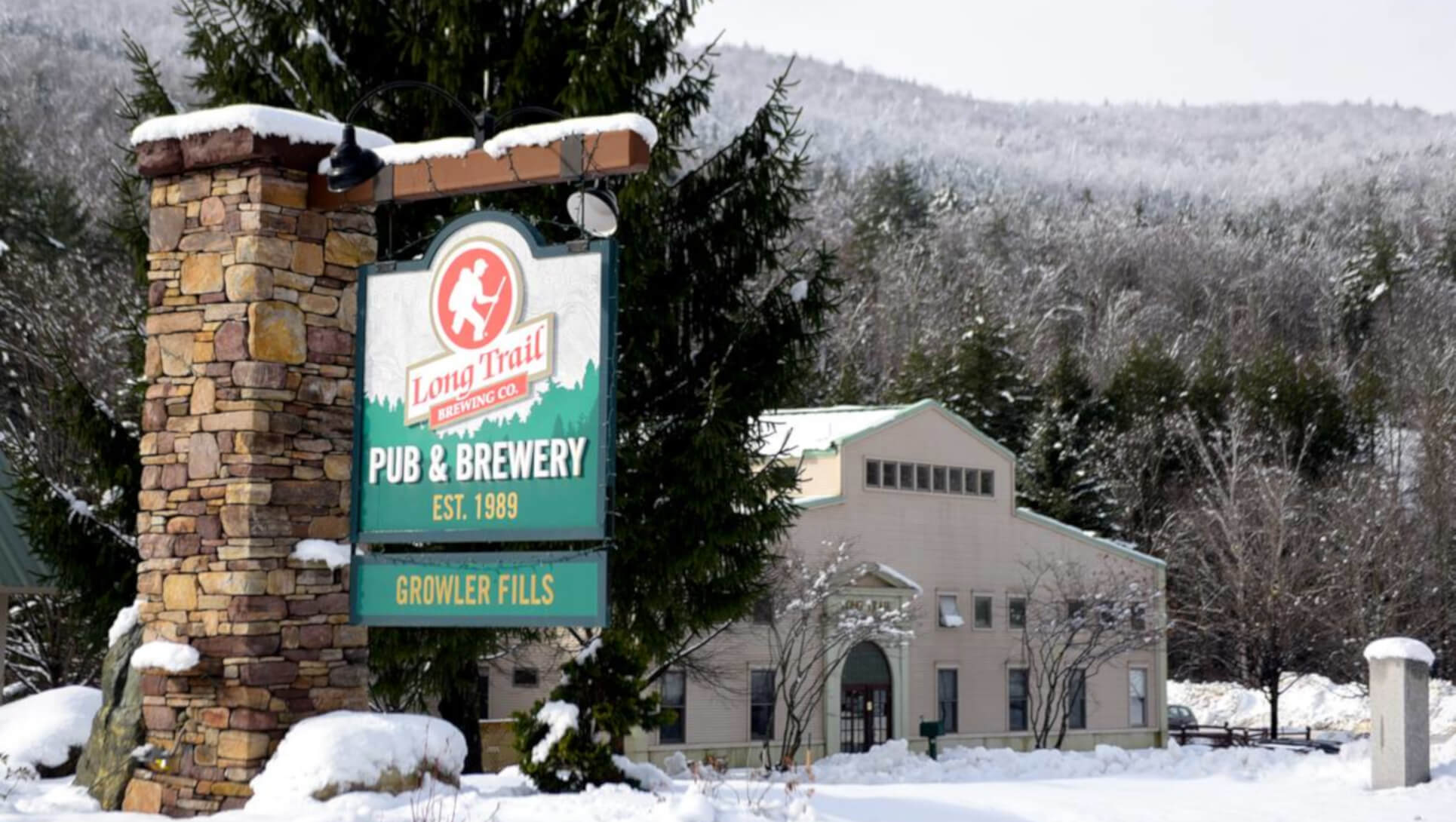 Long Trail Exterior in winter