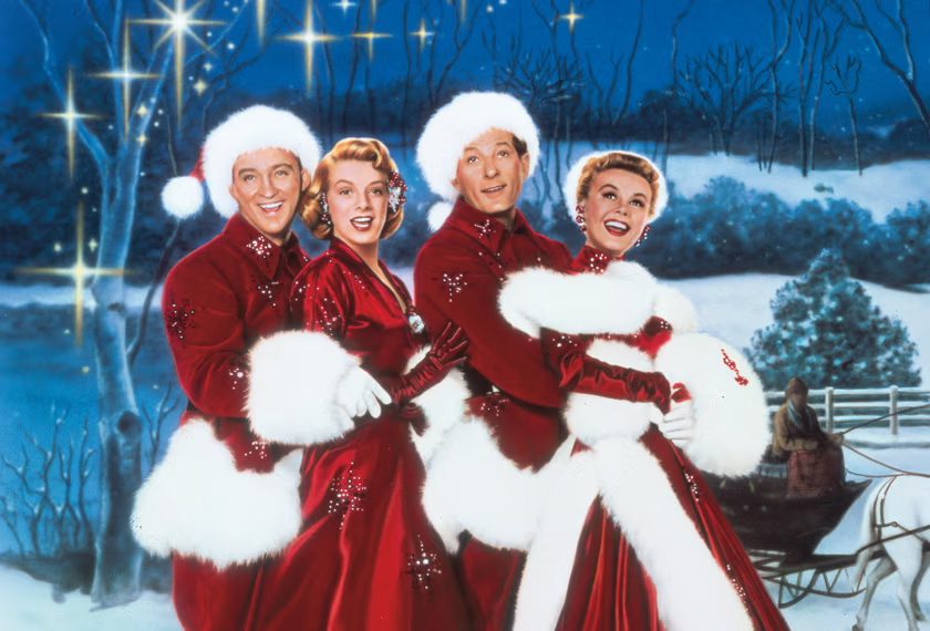 1954 cover illustration of White Christmas movie